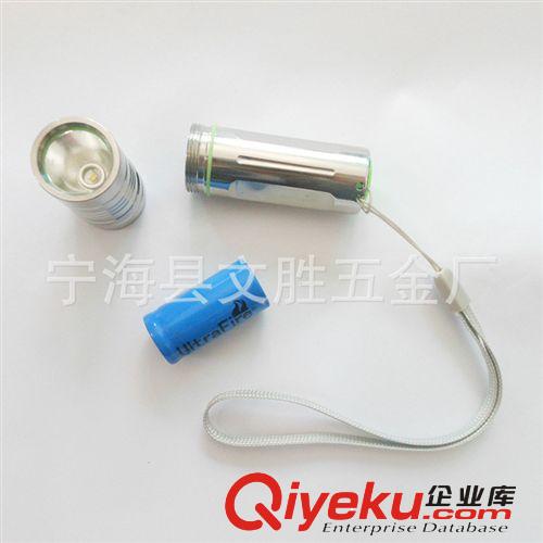 B10進(jìn)口CREE Q5 LED精致不銹鋼迷你遠(yuǎn)光強(qiáng)光手電 玉石玉器手電原始圖片2