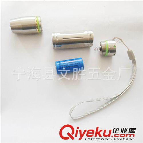 B08廠家直銷不銹鋼強光照玉照石迷你手電 美國進口CREE Q5LED原始圖片2
