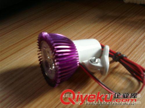 高亮度LED電動車3W單珠射燈，LED電動車前射燈