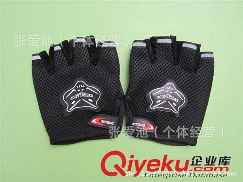 騎行手套批發(fā) 自行車手套 半指騎行手套運(yùn)動(dòng)短指手套戶外減震手套原始圖片2