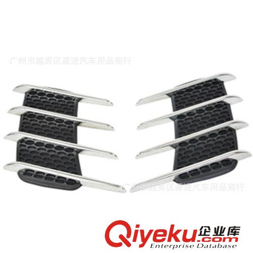 側風進氣口鯊魚腮假風口專用汽車假風口車改裝排氣出風口改裝裝飾原始圖片2