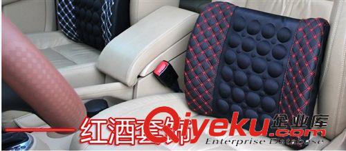 紅酒汽車靠枕 車載電動am腰靠 保健靠墊 車用護腰墊 腰枕 批發