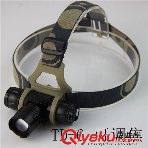 潘哥頭燈TD-6強光變焦頭燈自行車燈礦防水狩獵LED頭燈充電批發