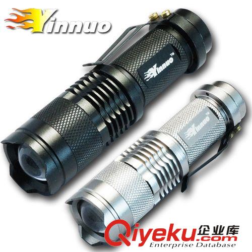 【銀諾光電】SK98強光手電筒 迷你變焦廣角 充電遠射大功率手電筒