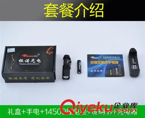 批發SK68迷你型強光強光手電筒AAA鋰電池可變焦CREE Q5原始圖片3
