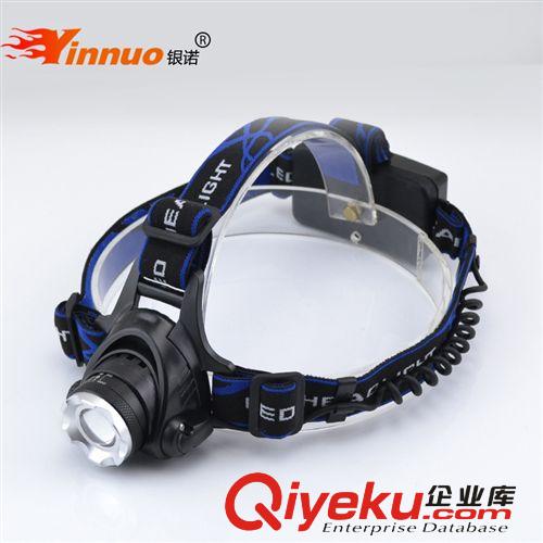 【銀諾光電】CREE T6伸縮調(diào)焦大功率頭燈led戶(hù)外強(qiáng)光可充電頭燈V9
