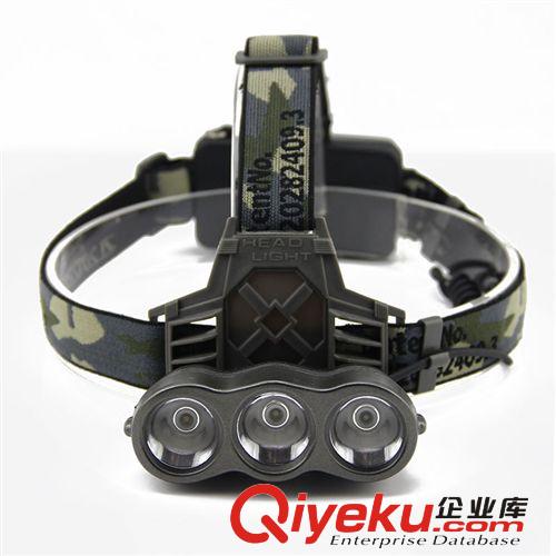 銀諾T503 藍(lán)光黃光白光頭燈 強(qiáng)光 充電  LED釣魚燈 礦燈頭燈18650原始圖片2