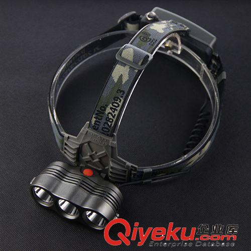 銀諾T503 藍(lán)光黃光白光頭燈 強(qiáng)光 充電  LED釣魚燈 礦燈頭燈18650原始圖片3