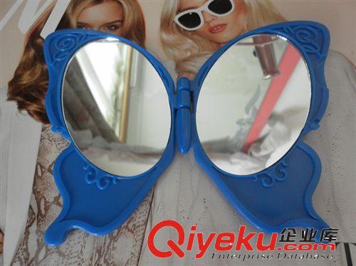 廠家直銷 便攜式折疊化妝鏡 超好品質 精美皮鏡子禮品鏡子