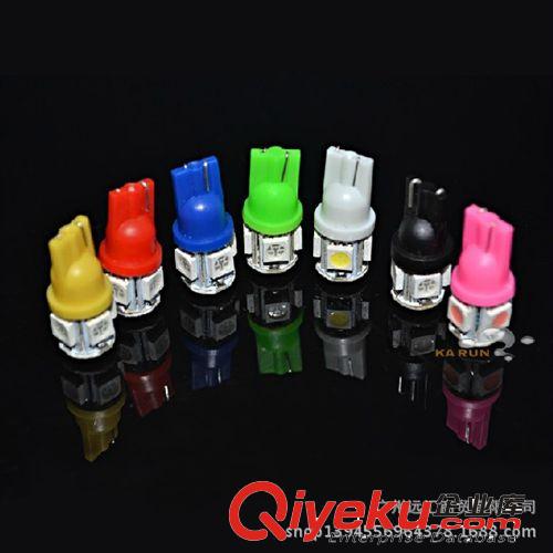 高亮LED牌照燈T10 5SMD LED小插泡 示寬燈 LED汽車門燈閱讀燈正白