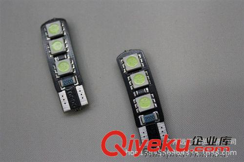 冰藍T10 6led刀鋒新款示寬燈超亮LED車燈改裝車用小燈帶解碼冰藍原始圖片3