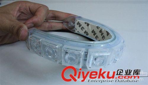 廠家直銷 汽車防撞大功率硅膠日行燈 通用LED燈帶12燈原始圖片2