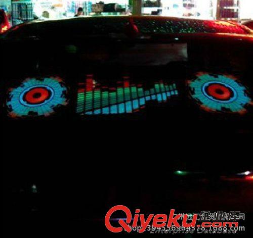 汽車音樂燈節(jié)奏燈 聲控燈爆閃燈音樂燈冷光燈音響裝飾燈led氛圍燈原始圖片2