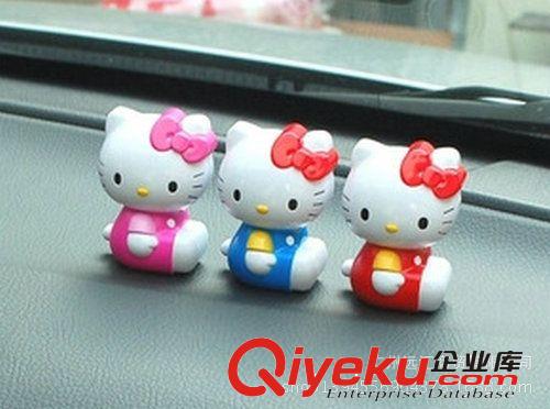 可愛KT貓HelloKitty汽車香水 出風口香水 空調車載出風口香水卡通原始圖片3