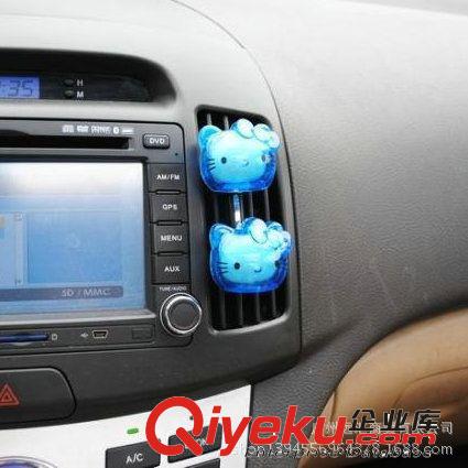 汽車KT貓粒粒香出風口香球 空調出風口香水 汽車香水 KT固體香熏原始圖片2