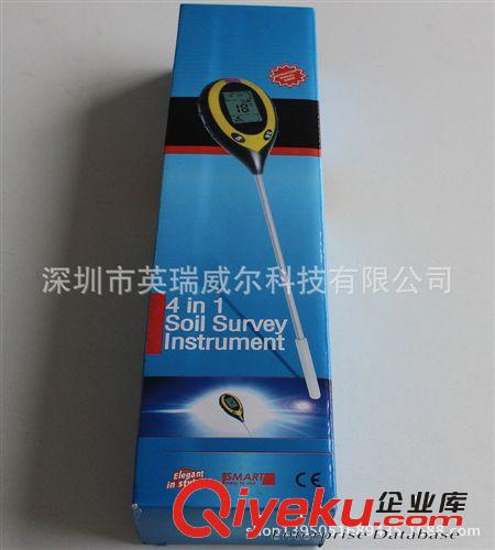 花園工具 四合一土壤測試儀 濕度計/酸度檢測儀/光照 5217