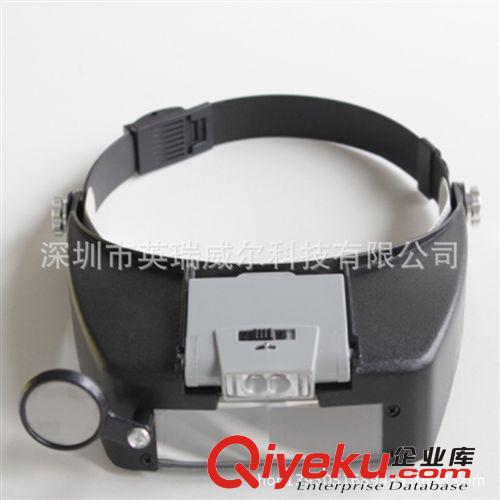 頭戴式維修閱讀牙科美容多功能雙燈雙層鏡片放大鏡帶LED燈 5178原始圖片3