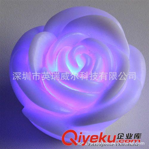 潮流寶貝/供應(yīng)新款浪漫七彩漸變玫瑰花燈小夜燈7色漸變燈 6086原始圖片2