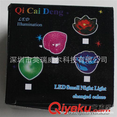 潮流寶貝/供應(yīng)新款浪漫七彩漸變玫瑰花燈小夜燈7色漸變燈 6086原始圖片3