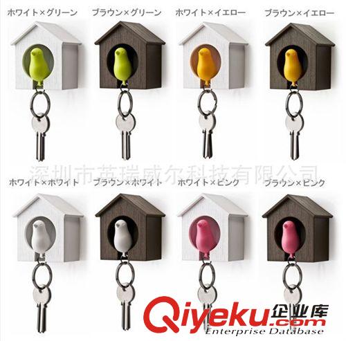 可愛(ài) 創(chuàng)意 Sparrow 情侶扣愛(ài)巢小鳥(niǎo)鑰匙扣/鑰匙掛扣/鑰匙圈  1679原始圖片3