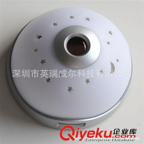 半球投影鐘/星空投影鐘/七彩/禮品時鐘魔幻星星月亮鬧鐘 5965原始圖片2
