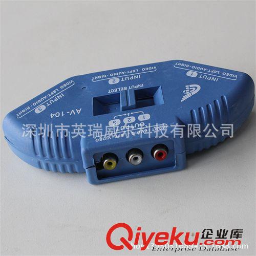 三進(jìn)一出AV切換器 3路視音頻 數(shù)字 DVD電視AV切換 5273原始圖片3
