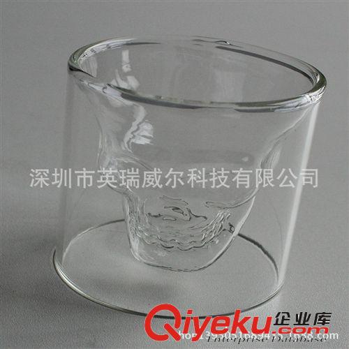 fred酒杯骷髏杯子骷髏頭杯禁錮海盜水晶骷髏杯雙層骷髏杯 5830原始圖片2
