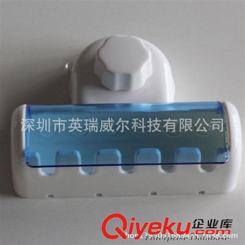 家居必備創(chuàng)意牙刷架 五位魔力吸墻牙刷架 強(qiáng)力吸盤牙刷掛8466原始圖片2
