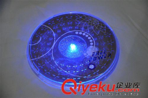 廠家訂做LED發光杯墊七彩發光杯墊 七彩電子杯墊 閃光裝飾餐墊