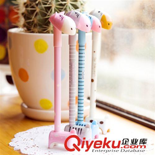 B020 tj 韓國文具 小清新可愛賣萌小貓咪中性筆 水筆 12/盒