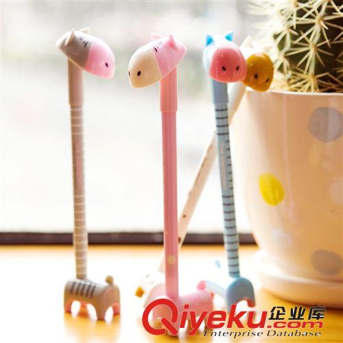 C046 韓國款文具 清新可愛 創(chuàng)意彩色小驢卡通圓珠筆原始圖片3