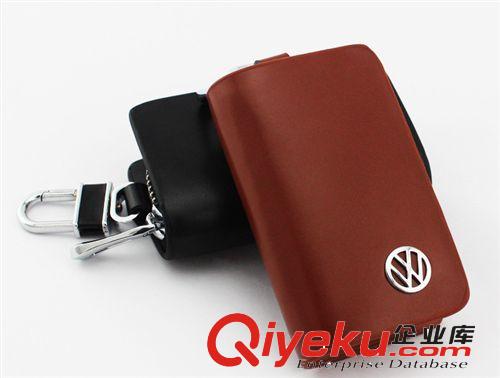 zp gd男士zp鑰匙包 汽車車標zp鑰匙包 黃牛皮拉鏈鑰匙包原始圖片3