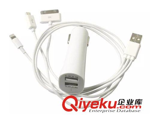 雙USB車載充電器 手機iPhone5S/iphone4\三星SB喇叭車充頭車充原始圖片2
