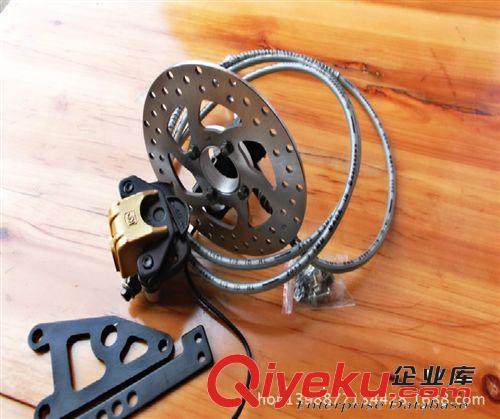 電動(dòng)自行車專用螺母式后碟剎   專業(yè)油壓改裝件原始圖片2