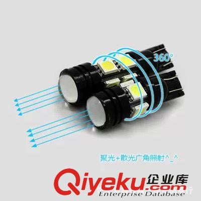 T10/W5W 黑峰4+1W 大功率鋁殼LED汽車 示寬燈 小燈 門燈 牌照燈原始圖片2