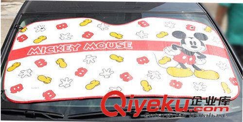 供應(yīng)批發(fā)夏季熱銷遮陽(yáng)用品，70*130卡通加厚防曬遮陽(yáng)擋