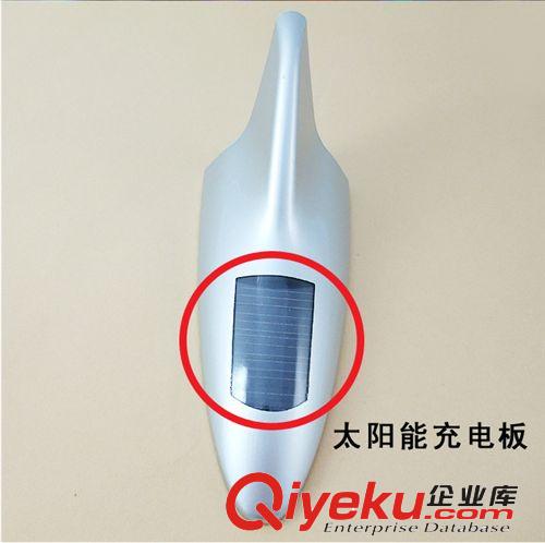 6LED汽車太陽能 鯊魚鰭除靜電天線 5色入 新增開關功能原始圖片3