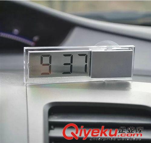 電子表汽車用品批發(fā)車載電子時鐘吸盤式電子鐘K-033原始圖片2