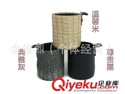 鱷魚(yú)皮汽車(chē)用出風(fēng)口置物桶 汽車(chē)雜物桶，汽車(chē)手機(jī)袋三色可選
