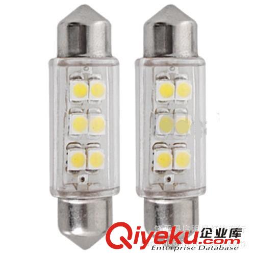 閱讀燈 41MM-6燈 3528SMD 高亮車頂燈 牌照燈 汽車燈LED