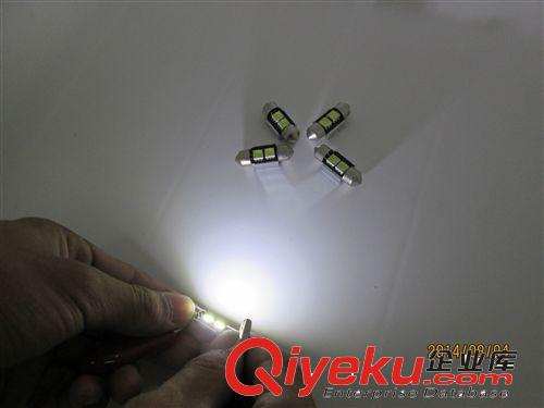 奔馳寶馬大眾39mm帶canbus解碼3頭LED汽車雙尖閱讀牌照尾箱燈泡原始圖片3