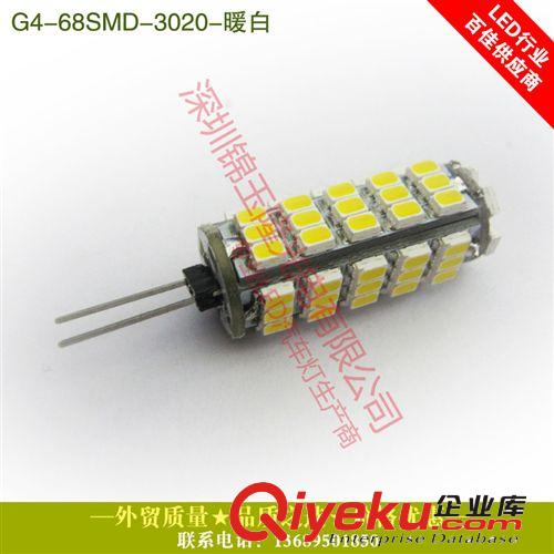 G4 68頭高亮暖白3020貼片 低壓水晶吊燈LED裝飾燈  廠家一手貨源原始圖片2