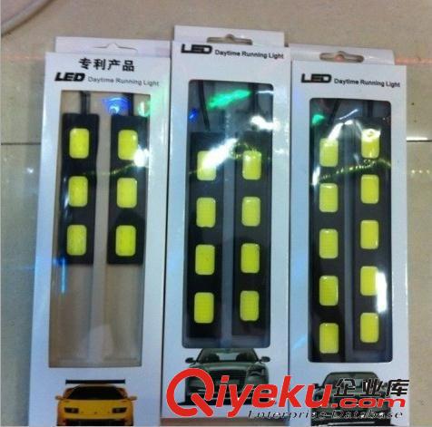 超薄防水汽車改裝日行燈高亮COB6燈功率日間行車燈 通用日行燈原始圖片3