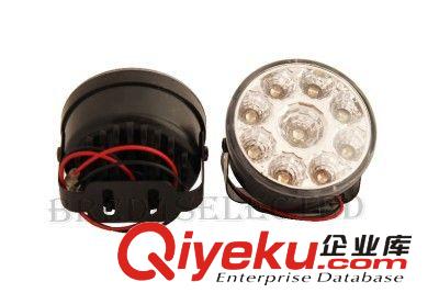 汽車日行燈 圓形9LED日行燈 汽車通用LED霧燈改裝 日間行車燈原始圖片2