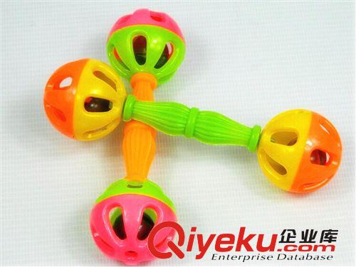 嬰幼兒搖鈴玩具 12只裝 雙頭搖鈴 寶寶益智玩具