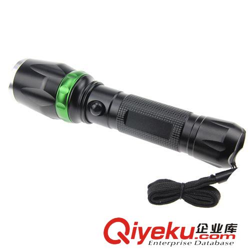 zp強光手電筒 xpe遠射手電 可調焦 大光圈 鋁合金手電原始圖片2
