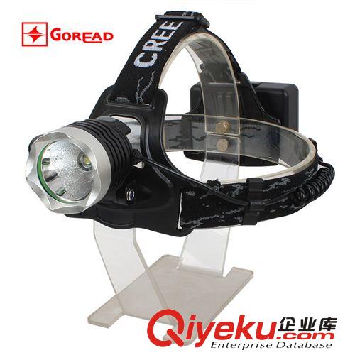 2014新品 GD07T 強光頭燈 18650充電頭燈 CREE T6燈珠頭燈原始圖片3