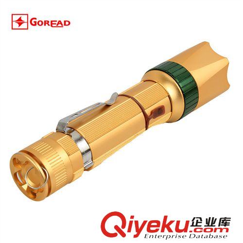 2014新品C59 過路者zp 變焦CREE R2 帶筆扣 5檔 兩用電池手電筒原始圖片2