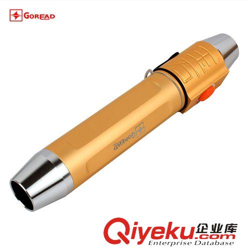 C86 雙頭雙光源白光/黃光照玉鑒玉手電筒CREE R2充電強光手電筒原始圖片2