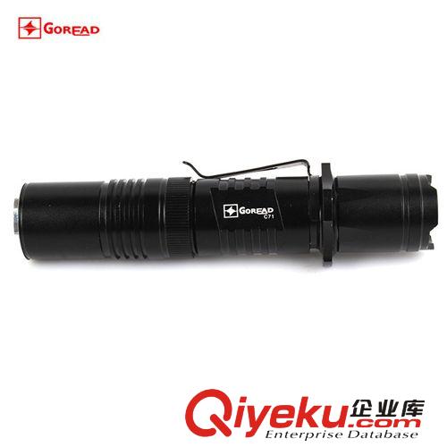 C71 強光 手電筒,防滾設計 CREE XPE燈珠 帶筆扣 充電 手電筒 5檔原始圖片2